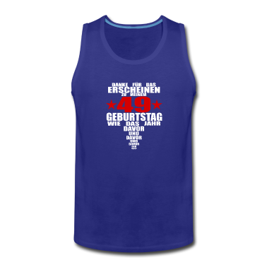 Geburtstag Geschenk Mann Tank Top - Geburtstag Mann 49