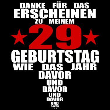 Motiv Geburtstag Mann 29