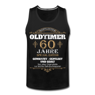 Geburtstag Geschenk Mann Tank Top - 60 Geburtstag Mann 60 Jahre 60er Geschenk Männer