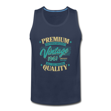 Geburtstag Geschenk Mann Tank Top - Jahrgang 1961 Geburtstag Männer und Frauen