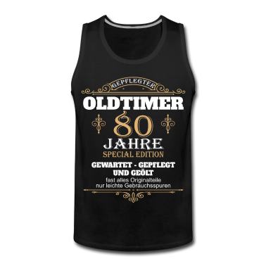 Geburtstag Geschenk Mann Tank Top - 80 Geburtstag Mann Herren Geschenk 80 Jahre Männer
