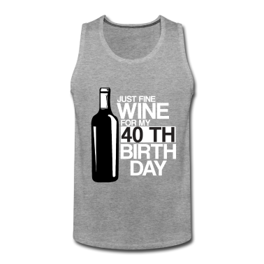 Geburtstag Geschenk Mann Tank Top - 40. Geburtstag Männer Frauen