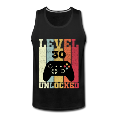 Geburtstag Geschenk Mann Tank Top - Herren 30. Geburtstag Mann 30 Jahre Level 30 Männe