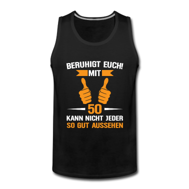Geburtstag Geschenk Mann Tank Top - 50. Geburtstag Mann Geburtstagfeier 50Jahre