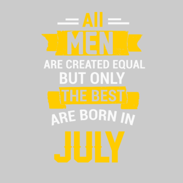 Motiv Juli, July, Geburtstag, Männer