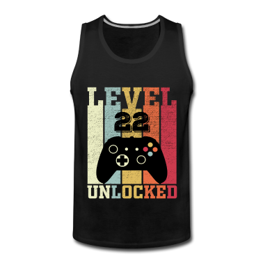 Geburtstag Geschenk Mann Tank Top - Herren 22. Geburtstag Mann 22 Jahre Level 22 Männe