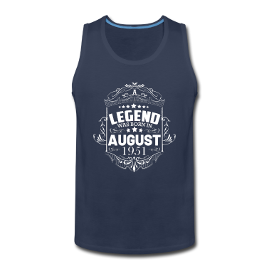 Geburtstag Geschenk Mann Tank Top - August 1951 70. Geburtstag Männer Frauen