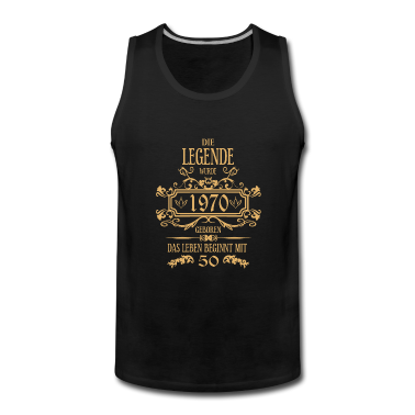 Geburtstag Geschenk Mann Tank Top - 50 Geburtstag Männer und Frauen Vintage stil