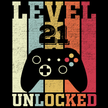 Motiv Herren 21. Geburtstag Mann 21 Jahre Level 21 Männe