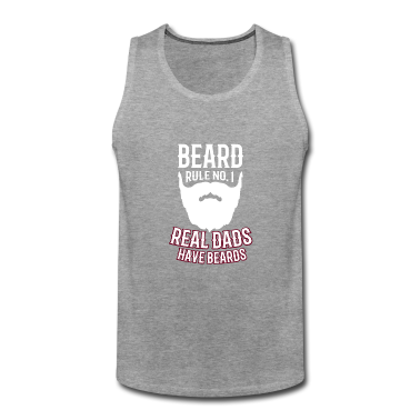 Geburtstag Geschenk Mann Tank Top - Bart Totenkopf Vater Geschenk Geburtstag Mann