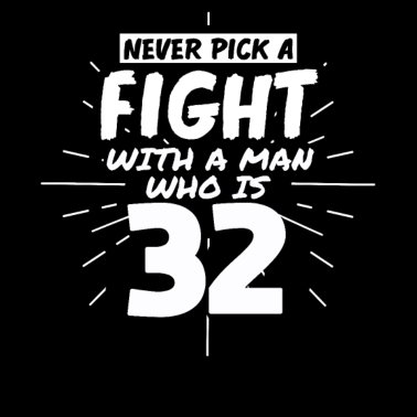 Motiv 32.Geburtstag Männer 32 Jahre alt Mann