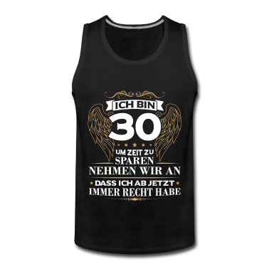 Geburtstag Geschenk Mann Tank Top - 30.Geburtstag Mann Retro Geschenk