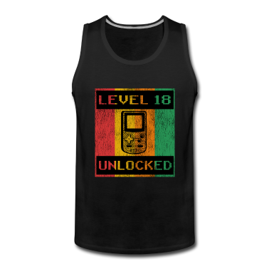 Geburtstag Geschenk Mann Tank Top - 18. Geburtstag Mann Level 18 Jahre Männer 2003