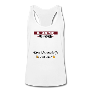 Geburtstag Geschenk Mann Tank Top - 16 Geburtstag Mann Gästebuch