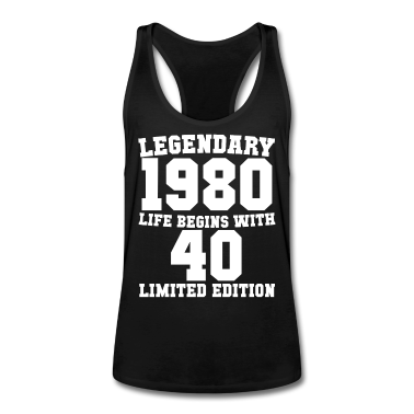 Geburtstag Geschenk Mann Tank Top - 40. Geburtstag Männer Legendär 1980
