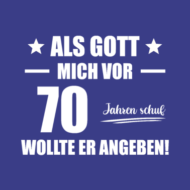 Motiv 70. Geburtstag Mann Geschenkidee Tshirt