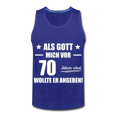 Geburtstag Geschenk Mann Tank Top - 70. Geburtstag Mann Geschenkidee Tshirt