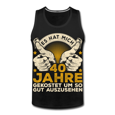 Geburtstag Geschenk Mann Tank Top - 40. Geburtstag Männer 40 Jahre 40 jährige Männer