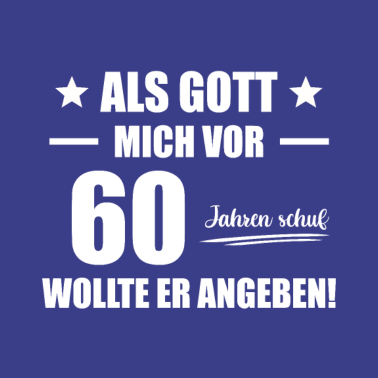 Motiv 60. Geburtstag Mann Geschenkidee Tshirt