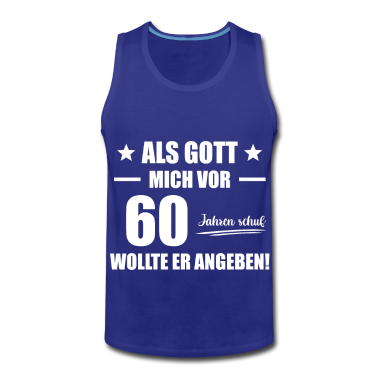Geburtstag Geschenk Mann Tank Top - 60. Geburtstag Mann Geschenkidee Tshirt