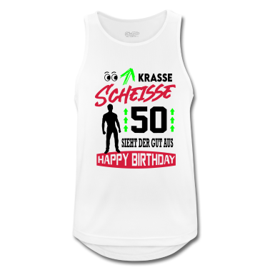 Geburtstag Geschenk Mann Tank Top - Sprüche Geburtstag Mann Gut aussehen 50