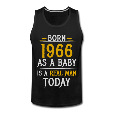 Geburtstag Geschenk Mann Tank Top - Männer Design 1966 Geboren Geburtstag Mann Spruch