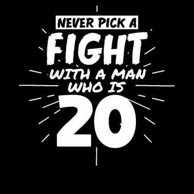 Motiv 20.Geburtstag Männer Geschenk 20 Jahre alt Mann