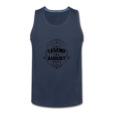 Geburtstag Geschenk Mann Tank Top - Jahrgang 2003 August 18. Geburtstag Männer Frauen