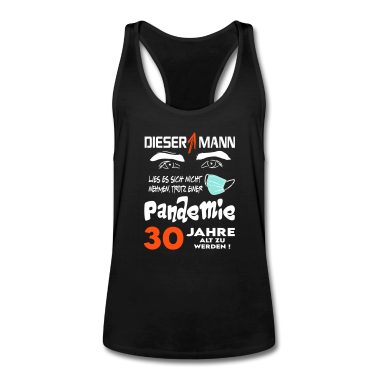 Geburtstag Geschenk Mann Tank Top - Geburtstag Mann Pandemie Lockdown Corona 30