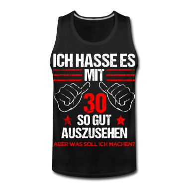 Geburtstag Geschenk Mann Tank Top - 30. Geburtstag 30 jährigen Mann & Frau