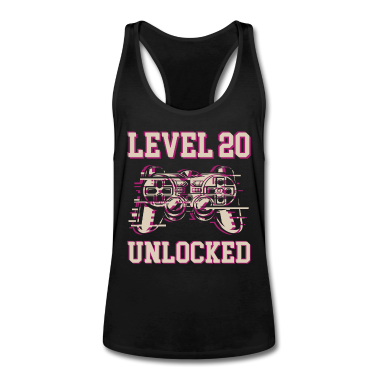 Geburtstag Geschenk Mann Tank Top - 20.Geburtstag Mann - Level 20 Unlocked
