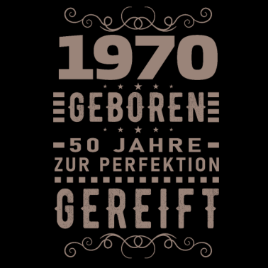Motiv Mann 50 Perfektion September 1970 50. Geburtstag