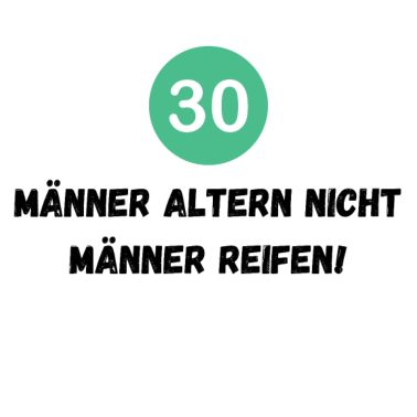 Motiv 30 Geburtstag Mann