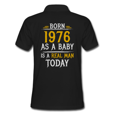 Geburtstag Geschenk Mann Poloshirt - Geboren 1976 Geburtstag Männer Geschenk Mann