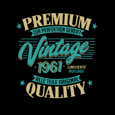 Motiv Jahrgang 1961 Geburtstag Männer und Frauen