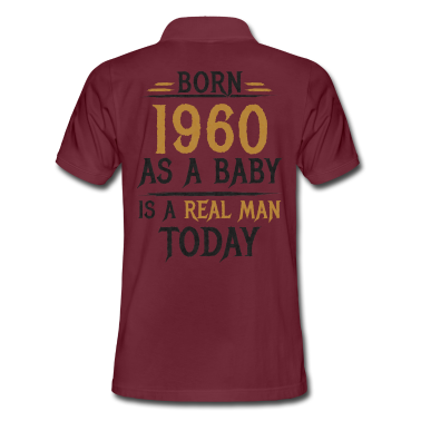 Geburtstag Geschenk Mann Poloshirt - 1960 Geborener Mann Geburtstag Männer Geschenk
