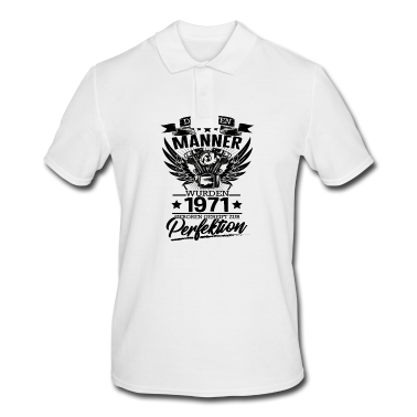 Geburtstag Geschenk Mann Poloshirt - 50 Geburtstag Männer 1971 Gereift zur Perfektion