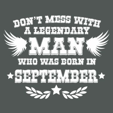 Motiv Man born in September Geburtstag Geschenk Mann