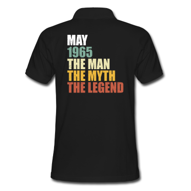 Geburtstag Geschenk Mann Poloshirt - Geburtstag Mai 1965 - 55. Geburtstag Mann Vintage