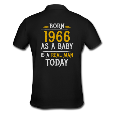 Geburtstag Geschenk Mann Poloshirt - Männer Design 1966 Geboren Geburtstag Mann Spruch