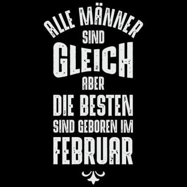 Motiv Männer Geburtstag Februar