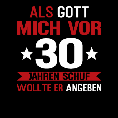 Motiv 30. Geburtstag Mann Geburtstagfeier 30 Jahre