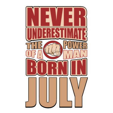 Motiv Mann Geburtstag Juli