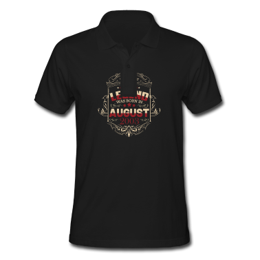 Geburtstag Geschenk Mann Poloshirt - Jahrgang 2003 August 18. Geburtstag Männer Frauen