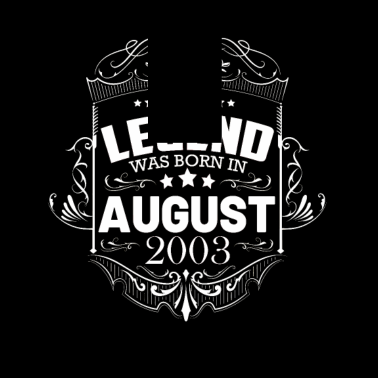 Motiv Jahrgang 2003 August 18. Geburtstag Männer Frauen