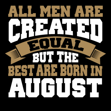 Motiv Mann Geburtstag August