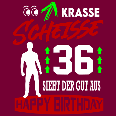 Motiv Sprüche Geburtstag Mann Gut aussehen Geschenk 36