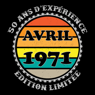 Motiv 50 Jahre Geburtstag Mann und Frau im April 1971