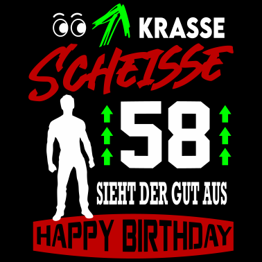 Motiv Sprüche Geburtstag Mann Gut aussehen Geschenk 58