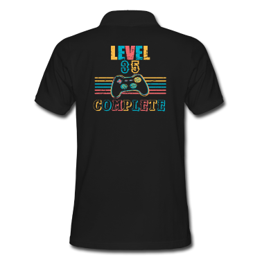 Geburtstag Geschenk Mann Poloshirt - Männer 35. Geburtstag Mann 35 Jahre Level 35 Gamer